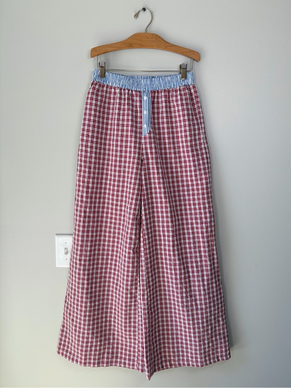 Sincerely Jules Plaid Wide Leg Pants